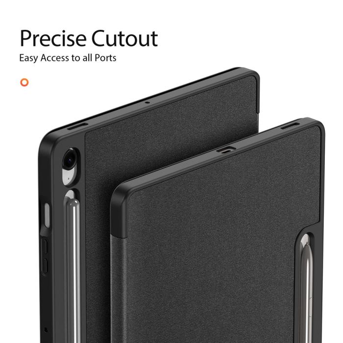 Bild 5, DUX DUCIS Galaxy Tab S10 FE Plus Fodral DOMO Tri-Fold Svart