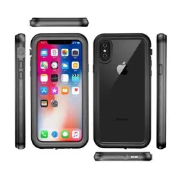 REDPEPPER iPhone Xs Max Skal 360 Vattentätt IP68 Svart