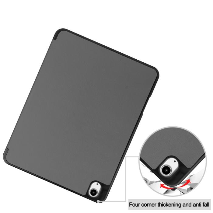 Bild 6, iPad Air 13 2026-2024 Fodral Tri-Fold Pennhållare Grå