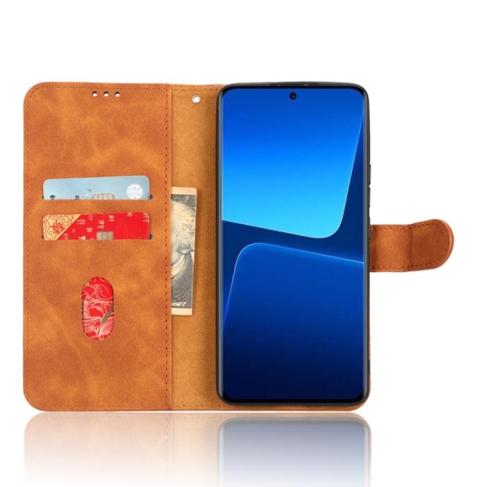 Bild 4, Xiaomi 13 Pro 5G Fodral Skin Touch Brun