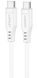 Acefast 60W USB-C Till USB-C 1.2m - Vit