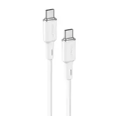 Acefast 60W 1.2m USB-C Till USB-C - Vit
