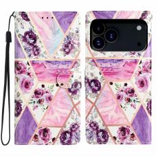 iPhone 17 Pro Max Fodral Med Tryck Lila Blommor