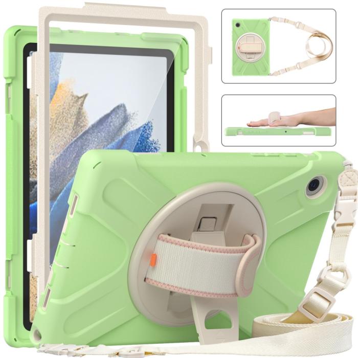 Bild 1, Galaxy Tab A8 10.5 Roterande X-Shape Hybrid Skal