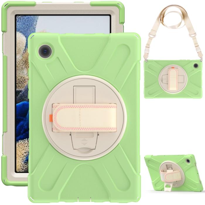 Bild 4, Galaxy Tab A8 10.5 Roterande X-Shape Hybrid Skal