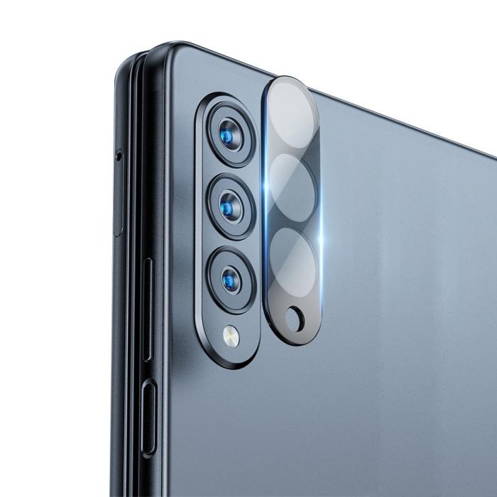 Bild 1, ENKAY Galaxy Z Fold 5 2-PACK Linsskydd Härdat Glas Svart