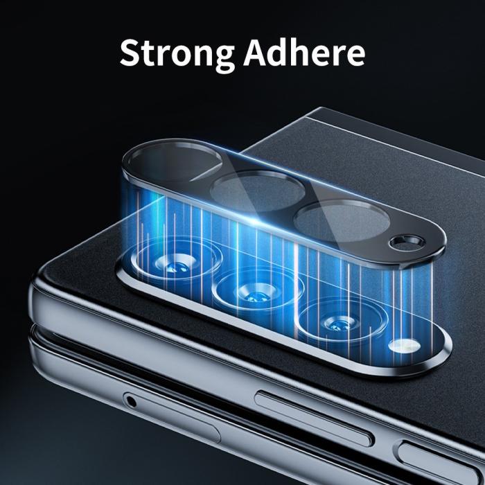 Bild 3, ENKAY Galaxy Z Fold 5 2-PACK Linsskydd Härdat Glas Svart