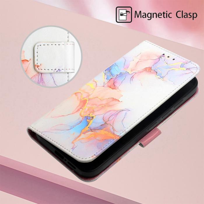Bild 5, Xiaomi 12T / 12T Pro Fodral Marmor Galaxy Vit