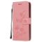 Motorola Moto G10/G20/G30 - Tryckt Flower/Butterfly Fodral - Rosa