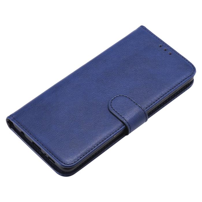 Bild 4, Samsung Galaxy S10 Plus - Plånboksfodral/Magnet Skal - Blå