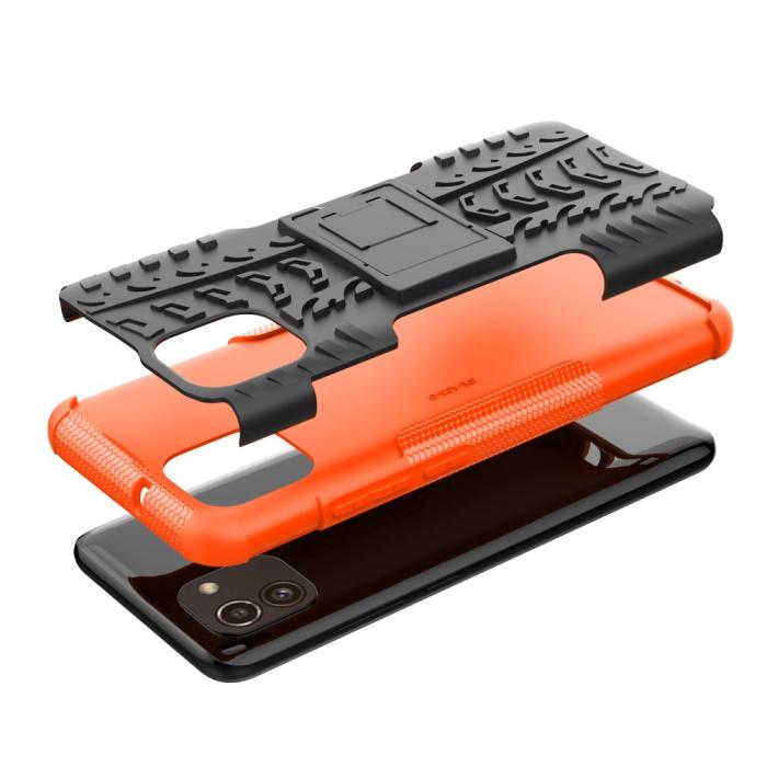 Bild 6, Samsung Galaxy A03 Skal Stöttåligt med Stöd Orange