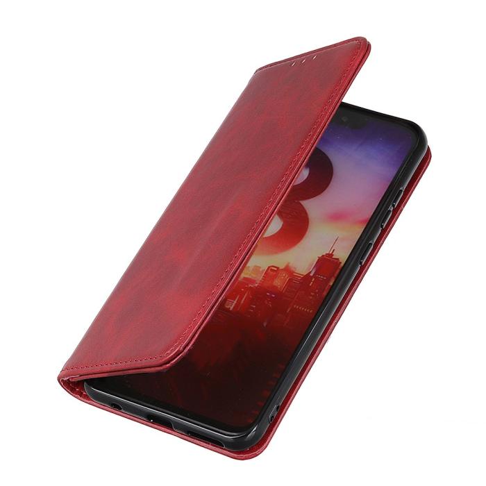 Bild 6, Xiaomi Redmi Note 11 4G Fodral Flip Läder Röd