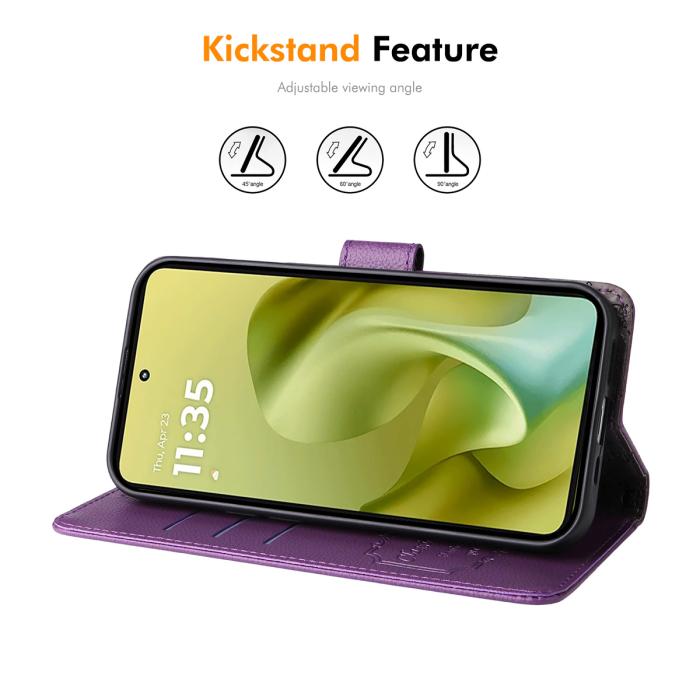 Bild 4, ENKAY Motorola Moto G86 Power/G86 5G Fodral RFID Röd