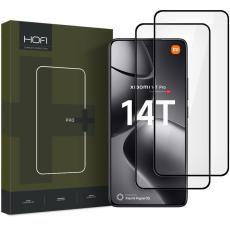 HOFI Xiaomi 14T / 14T Pro 2-PACK Sk&auml;rmskydd Pro+ H&auml;rdat Glas