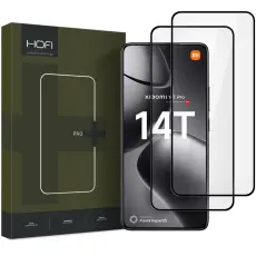 HOFI Xiaomi 14T / 14T Pro 2-PACK Sk&auml;rmskydd Pro+ H&auml;rdat Glas