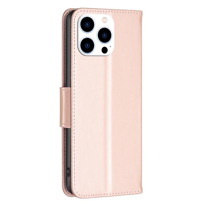 Bild 5, iPhone 16 Pro Max Fodral Med Fjäril Tryck Roséguld