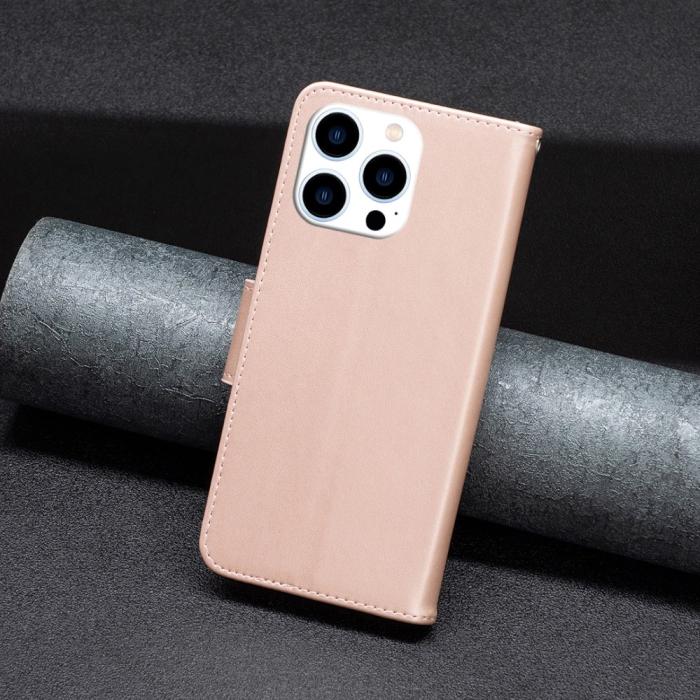 Bild 6, iPhone 16 Pro Max Fodral Med Fjäril Tryck Roséguld