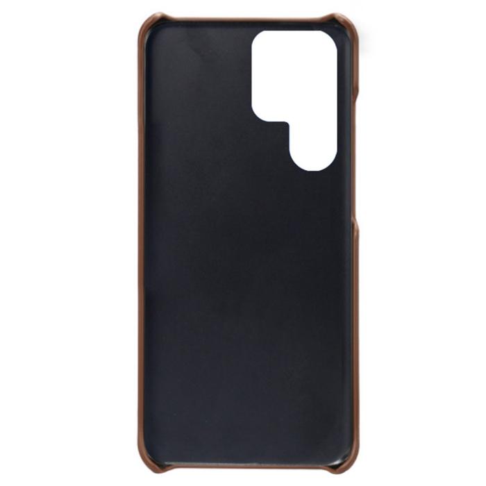 Bild 4, Samsung Galaxy S22 Ultra Skal Kortfack Brun