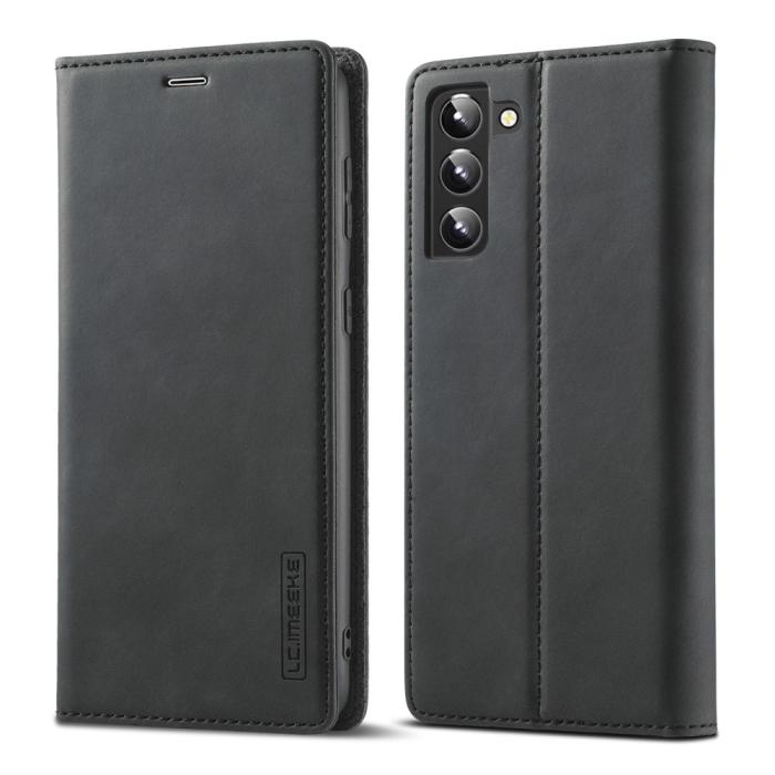Bild 1, LC.IMEEKE Samsung Galaxy S22 Plus Fodral Flip Läder Svart