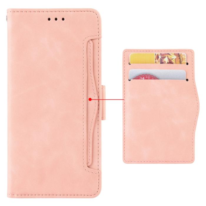 Bild 4, Motorola Moto G84 5G Fodral Med Avtagbart Kortfodral Rosa