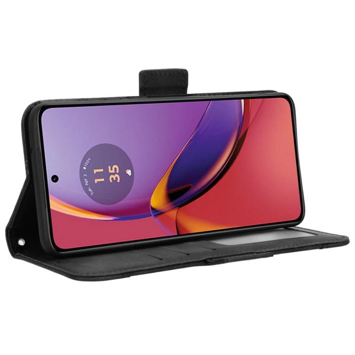 Bild 3, Motorola Moto G84 5G Fodral Med Avtagbart Kortfodral Svart