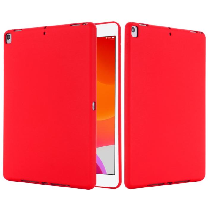 Bild 3, iPad 10.2 2019/2020/2021, Air 10.5 2019 Skal Liquid Silikon Röd