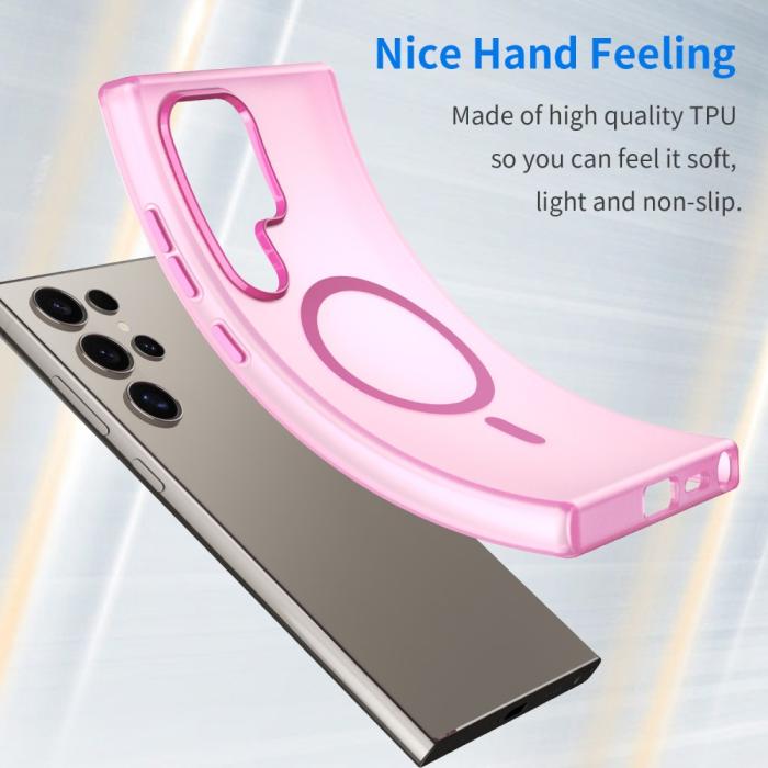 Bild 4, Samsung Galaxy S23 Ultra Skal MagSafe Slim Matt Rosa