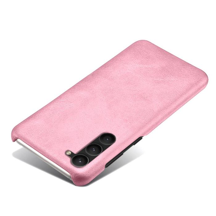 Bild 3, KSQ Samsung Galaxy S23 Skal Läderbelagt Roséguld