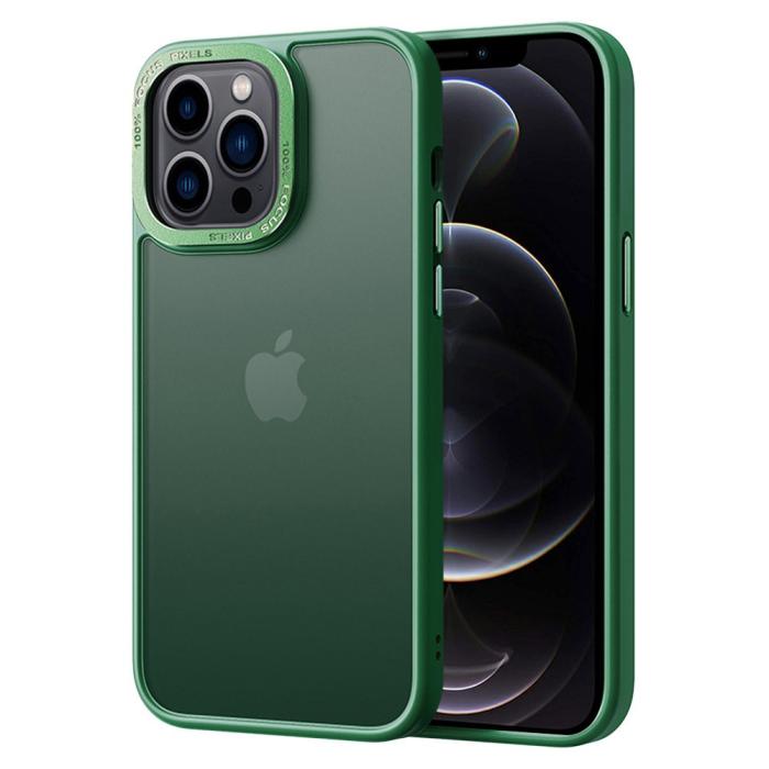Bild 1, iPhone 12 / 12 Pro Skal Classic Hybrid Matt Grön