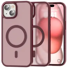 ColorPop iPhone 15 Skal CH MagSafe Matt R&ouml;d