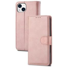 iPhone 15 Plus Fodral Crazy Horse Roséguld