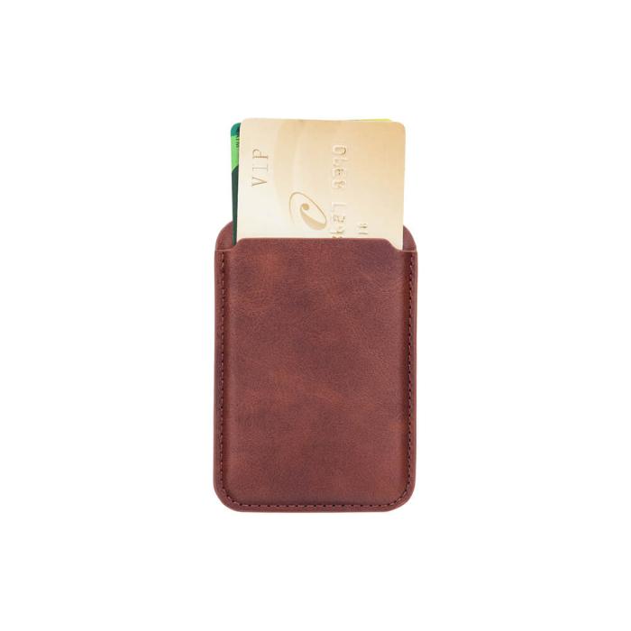 Bild 2, ONSALA MagSafe Magnetisk Korthållare Brun