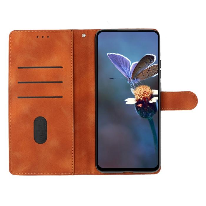 Bild 2, Samsung Galaxy S26 Ultra Fodral Med Blommigt Tryck Läder Brun