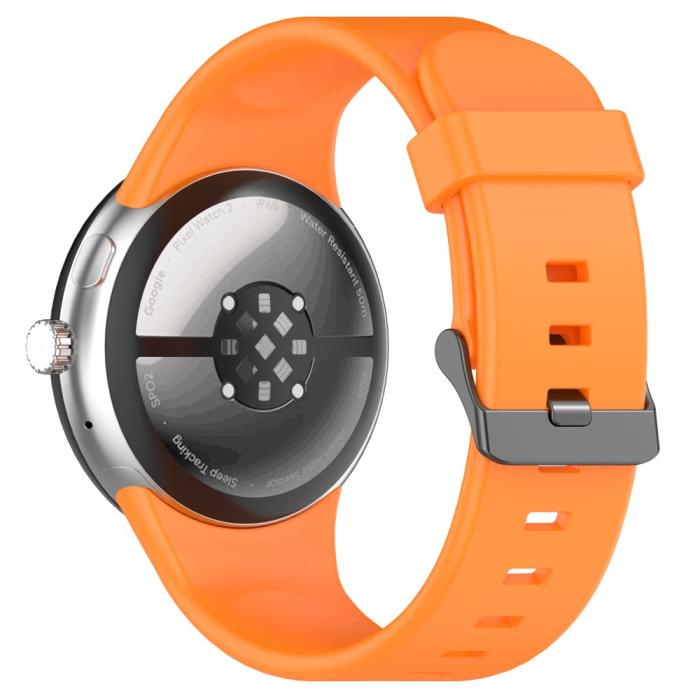 Bild 1, Google Pixel Watch 3 45 mm Armband Silikon Orange