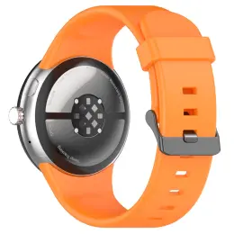 Google Pixel Watch 3 45 mm Armband Silikon Orange