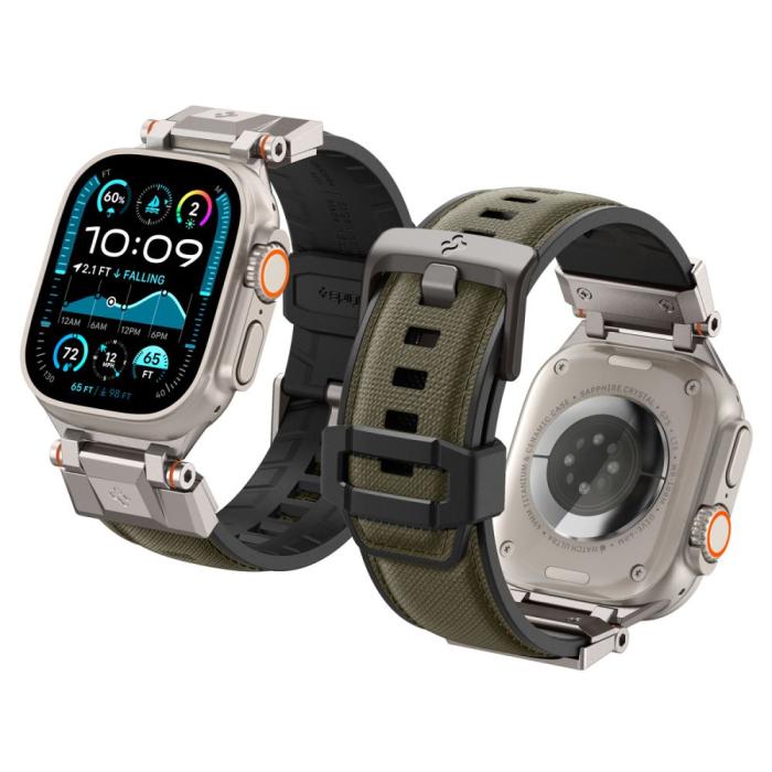 Bild 2, Spigen Apple Watch 42/44/45/46/49 mm Armband DuraPro Armor