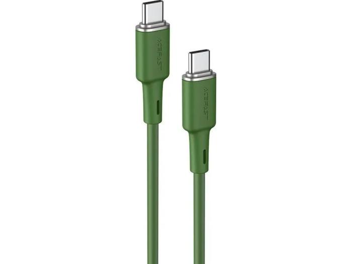 Bild 1, Acefast 60W USB-C Till USB-C 1.2m Grön