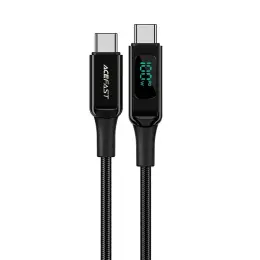 Acefast 100W USB-C Till USB-C 2m - Svart