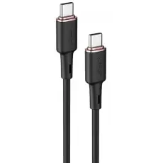 Acefast 60W USB-C Till USB-C 1.2m - Svart/Roséguld