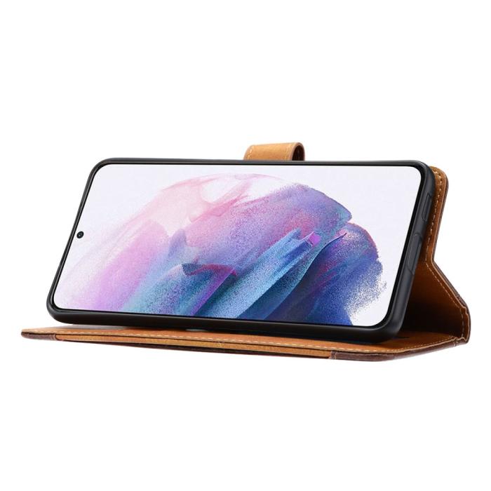 Bild 4, Samsung Galaxy S22 Plus Fodral Premium Med Kortplats Brun