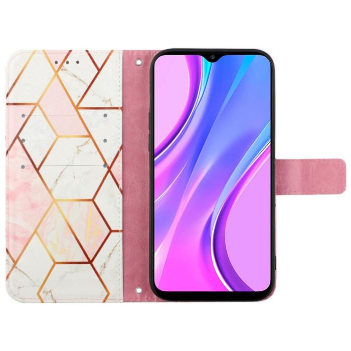 Bild 3, Xiaomi 12T / 12T Pro Fodral Marmor Ljus Rosa/Vit