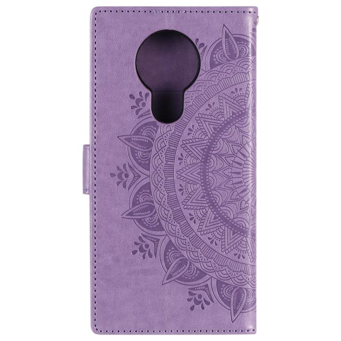 Bild 3, Nokia 3.4 - Mandala Läder Fodral - Lila