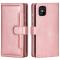 iPhone 12 Pro Max - Multifunktionellt Läder Fodral - Roséguld