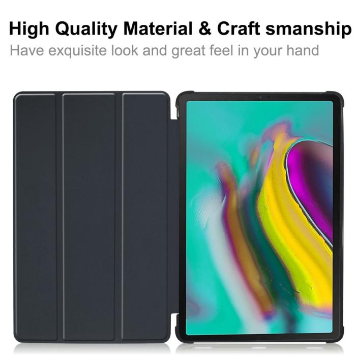 Bild 2, Samsung Galaxy Tab A 10.1 2019 - Tri-Fold Fodral - Mörk Blå