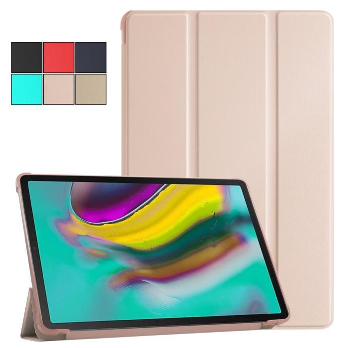 Bild 1, Samsung Galaxy Tab A 10.1 2019 - Tri-Fold Fodral - Roséguld