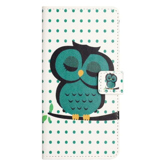 Bild 4, Motorola Moto G55 5G Fodral Med Tryck Uggla