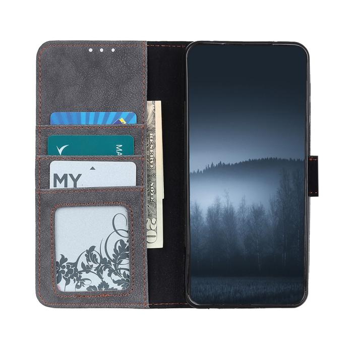 Bild 4, KHAZNEH Xiaomi Redmi Note 11 4G Fodral Split Läder Svart