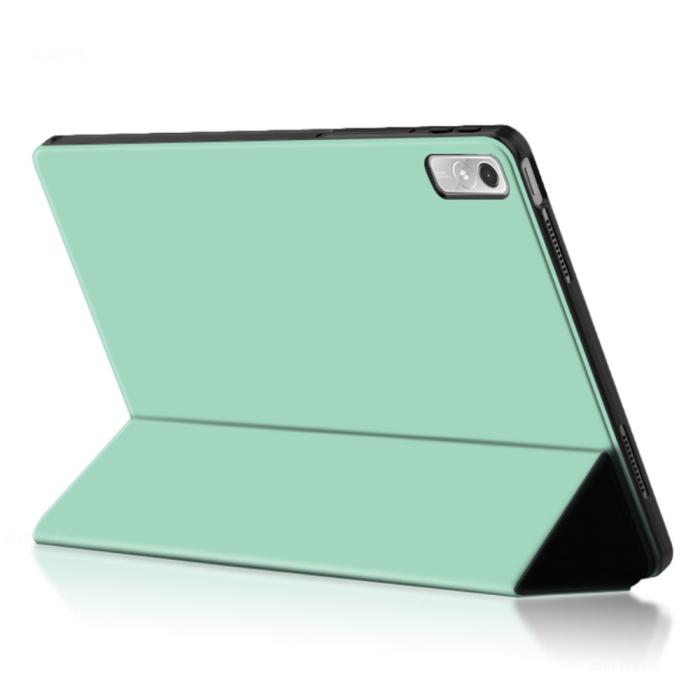 Bild 4, Lenovo Tab P11 Gen 2 Fodral Tri-Fold Läder Grön