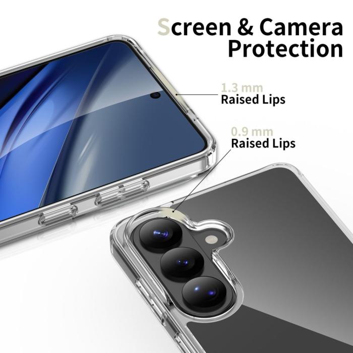 Bild 5, Tech-Protect Galaxy S26 Plus Skal FlexAir Hybrid Transparent