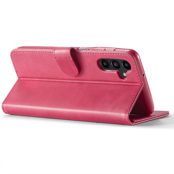 Bild 4, LC.IMEEKE Galaxy A54 5G Fodral Läder Rosa/Röd
